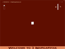 Tablet Screenshot of 3margaritasmex.com